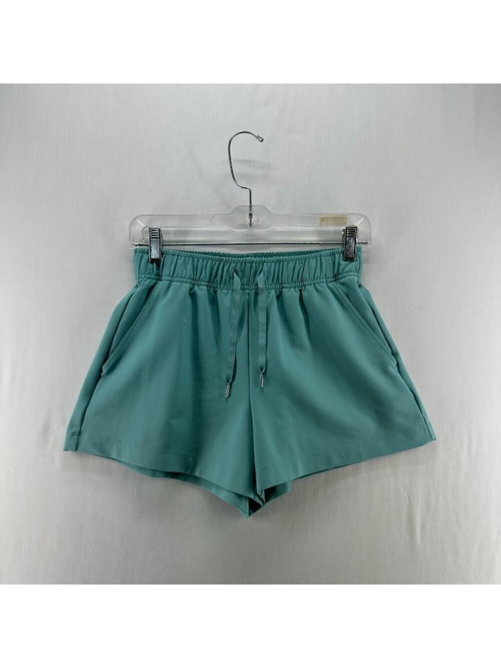 Old Navy PowerSoft Go Dry Shorts Womens XS High Rise Activewear Drawstring Green